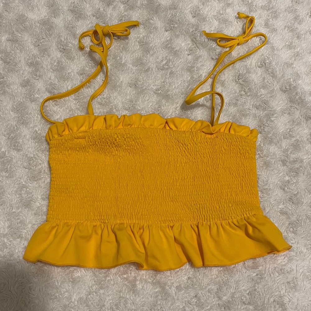 Never worn - Yellow Paperheart Swim bikini top